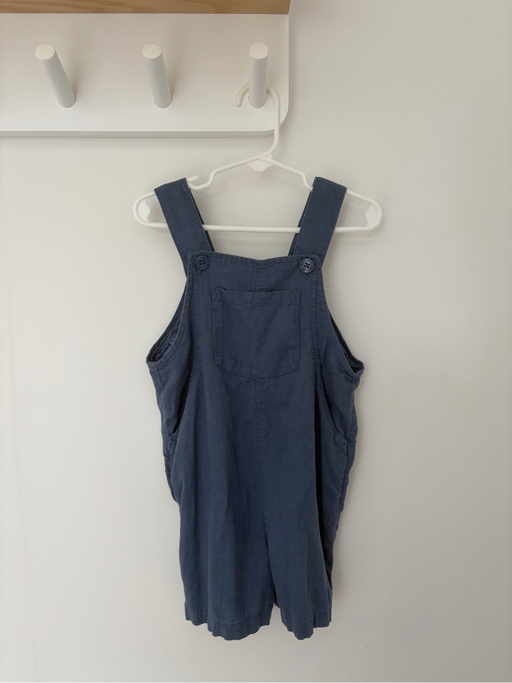 little planet blue kids’ shortalls